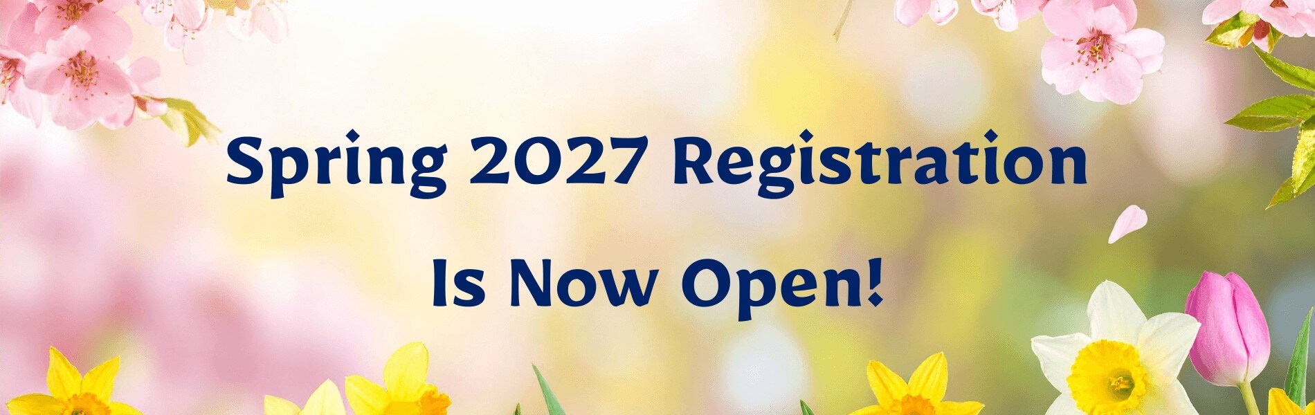 Spring 20027 Registration