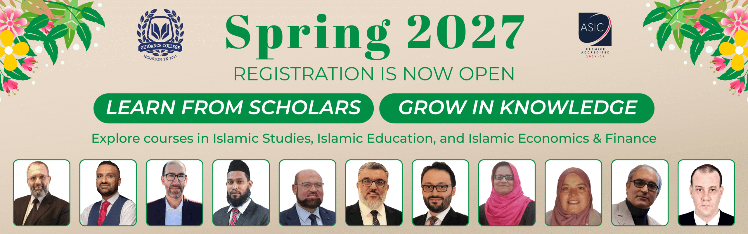 Spring 2027 Open Registration